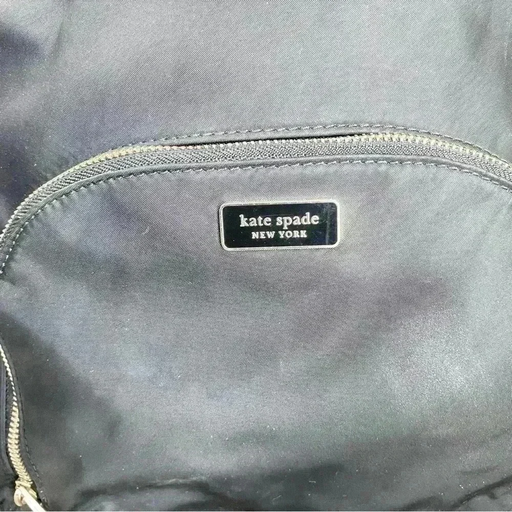 Kate Spade New York Dawn Large Black Nylon Backpack